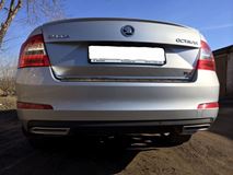 Имитация насадок глушителя для Skoda Octavia III A7 (2013-)